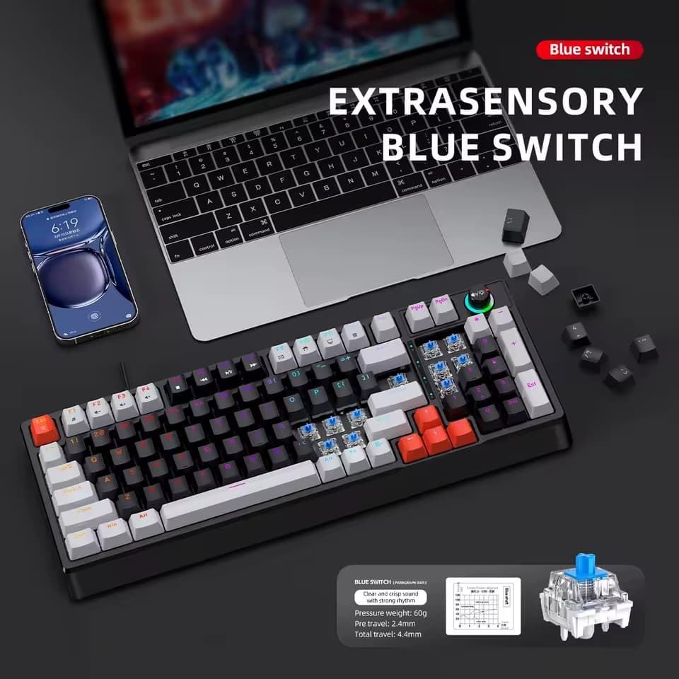 Extra-Sensory Blue Switches